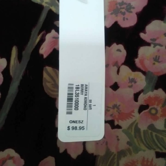 Soft Surroundings Anaya Burnout Kimono Jacket - Picture 5 of 5